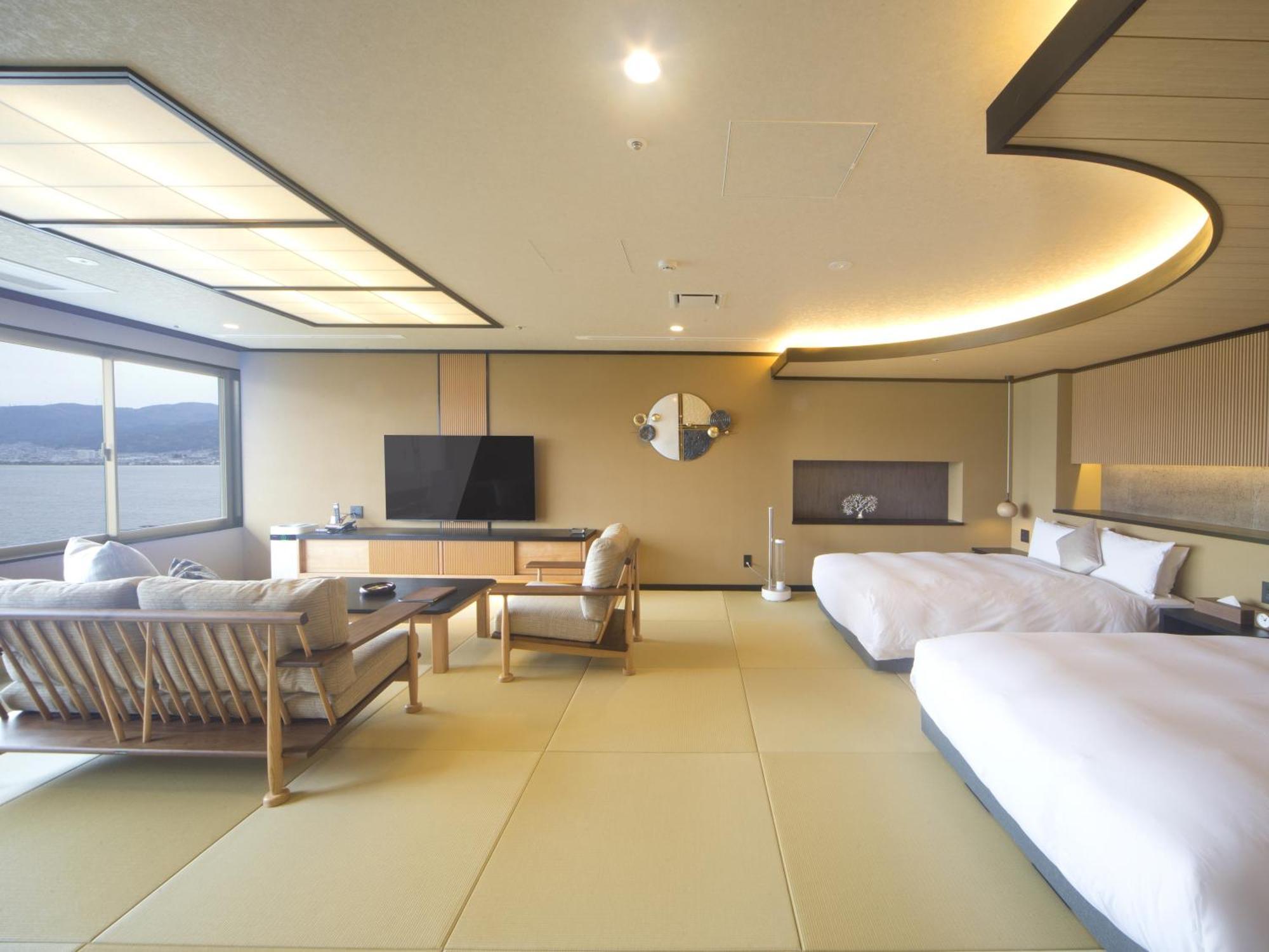 Hamanoyu Hotel Suwa  Exterior foto